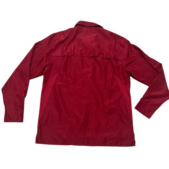 Men’s Reel Life Red Fishing Shirt Size Large - Picture 2 of 4